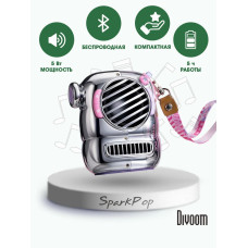 Портативная колонка Divoom Spark Pop, розовый