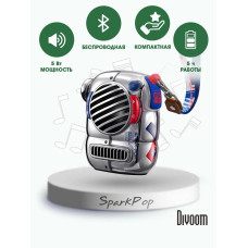 Портативная колонка Divoom Spark Pop, синий