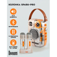 Портативная колонка с двумя микрофонами Divoom Spark Pro