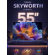 Телевизор Skyworth 55Q66H Google TV Frameless черный/серебристый