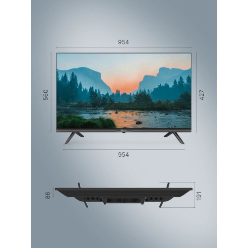Телевизор Триколор P32FH501 черный