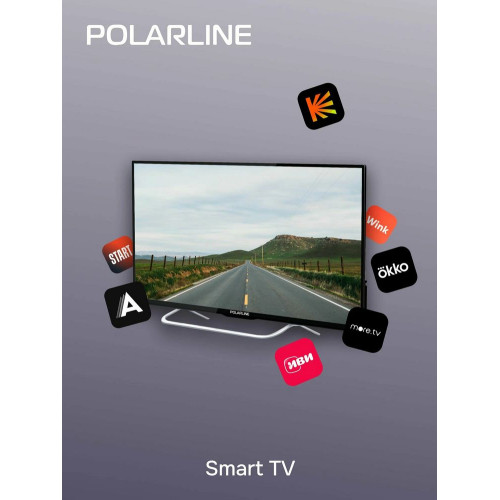 Телевизор Polarline 32PL54TC-SM черный
