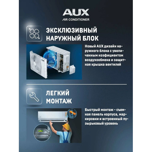 Кондиционер AUX ASW-H09A4/CB-R2DI/AS-H09A4/CB-R2DI Basic Inverter
