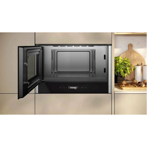 Встраиваемая микроволновая печь Neff NR4WR21N1 черный/нерж
