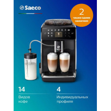 Кофемашина Saeco GranAroma SM6480/00 черный/серебристый