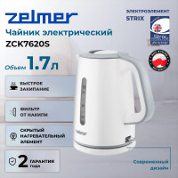 Чайник электрический Zelmer ZCK7620S белый