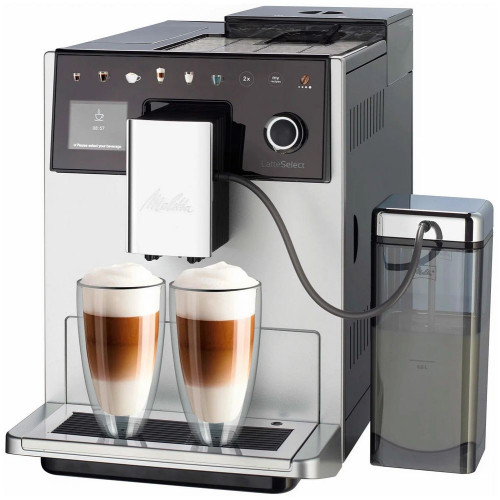 Кофемашина Melitta Caffeo F 630-201 LatteSelect серебристая
