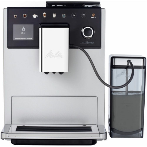 Кофемашина Melitta Caffeo F 630-201 LatteSelect серебристая