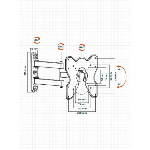 Кронштейн BAFF BP2S 13-43