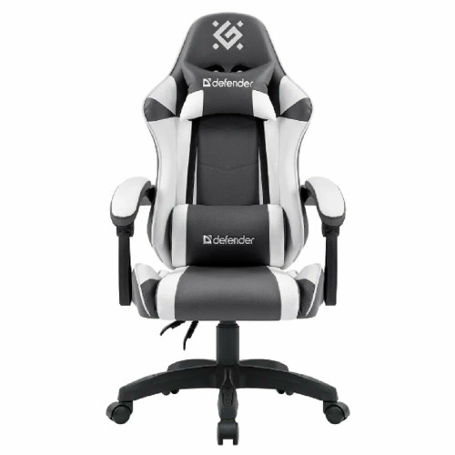 Кресло игровое Defender Fortune Серый/белый