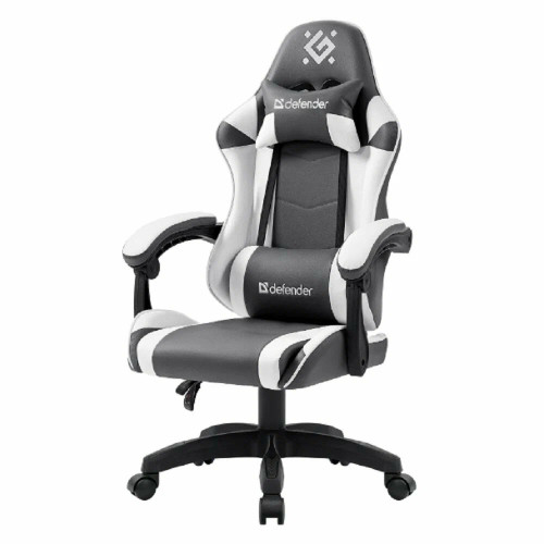 Кресло игровое Defender Fortune Серый/белый