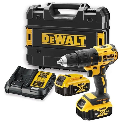 Дрель-шуруповерт DeWalt DCD777M2T, Аккумуляторная, 18В, 2 АКБ, Кейс