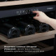 Винный шкаф Hyundai HBWC 0861 DU черный