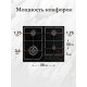 Варочная поверхность MONSHER MSG 63 Noir
