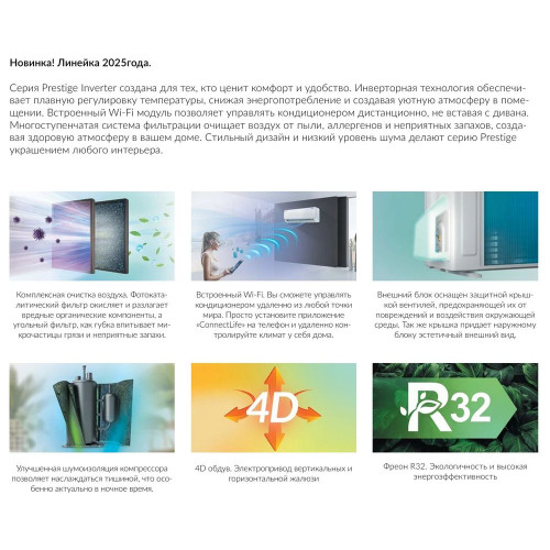 Сплит-система Ecoclima ECW/I-HE12/BB-4R2/EC/I-HE12/B-4R2