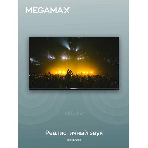 Телевизор MEGAMAX 42MG11FSM черный